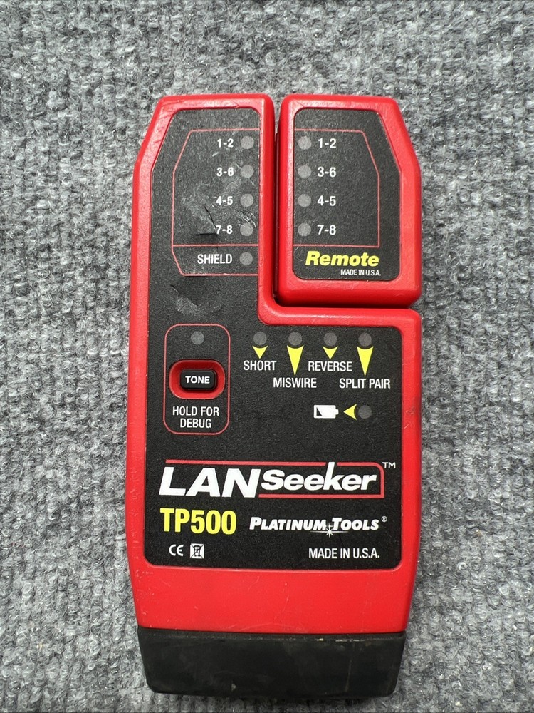 Platinum Tools TP500 LanSeeker Cable Tester