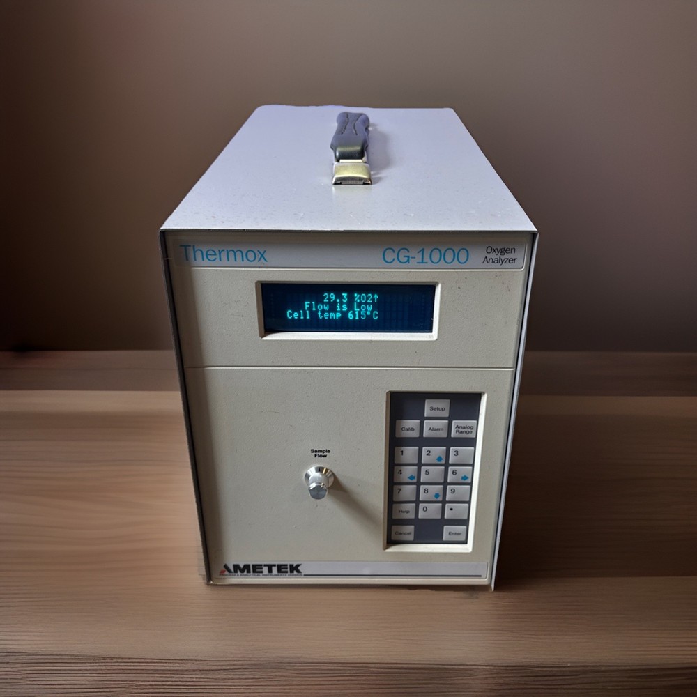 2 AMETEK Process Instruments Thermox CG-1000  Oxygen Analyzer Working