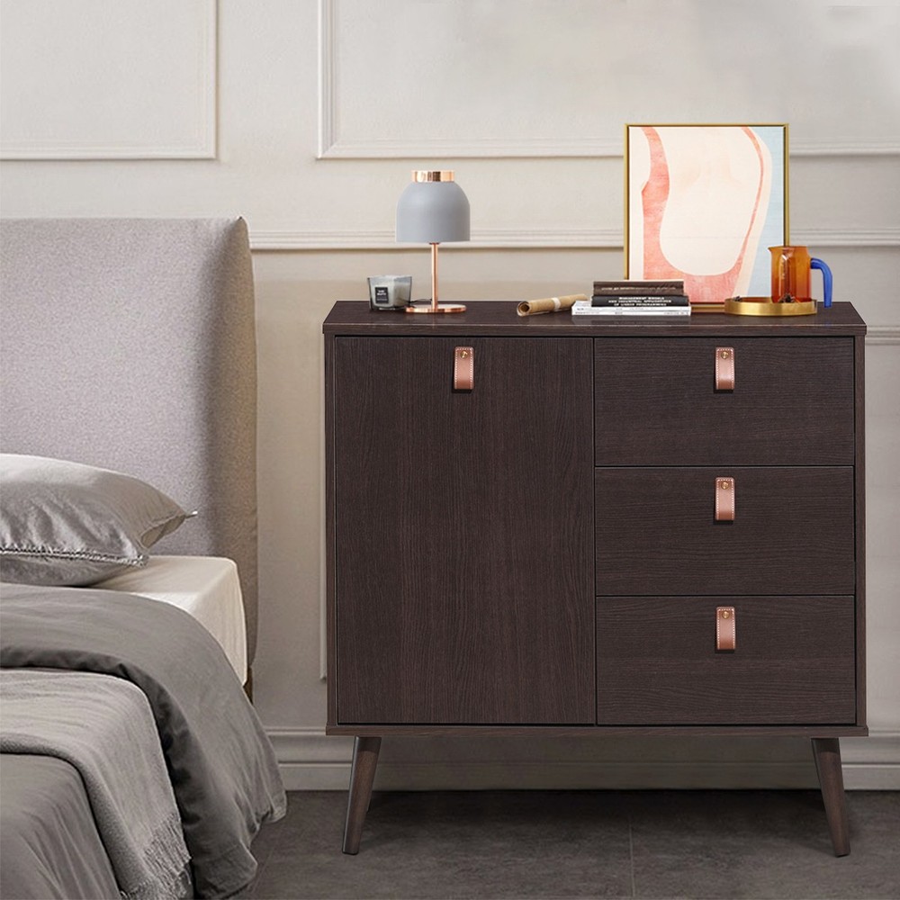 3-Drawer Sideboard Storage Display Cabinet Entryway Console Table Buffet Table