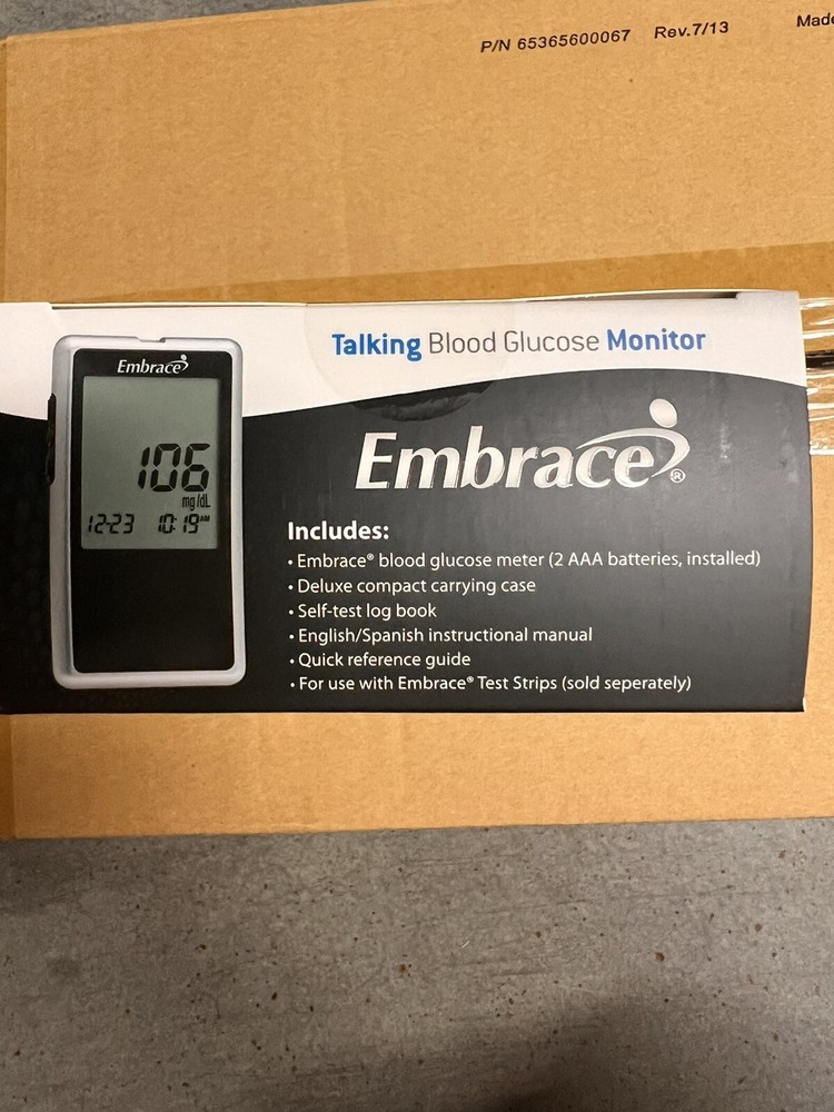 Embrace No-Code Talking Blood Glucose Meter System. 25% OFF.