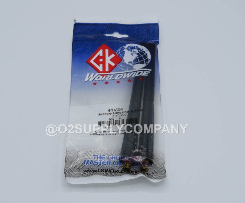 CK Worldwide 41V24 Backcap Long, Course Threads (With O-Ring) XREF:200L