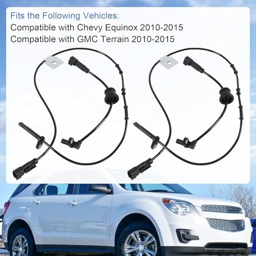ABS Wheel Speed Sensor Left & Right 4PCS Replacement for Chevy Equinox 2010