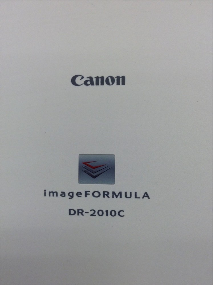 Canon imageFORMULA DR-2010C USB Document Scanner w/ ADF 2,336 Scans WORKING
