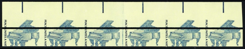 1615Cf, Mint NH - Miscut Coil Line Strip Showing EE Bars Error - Stuart Katz