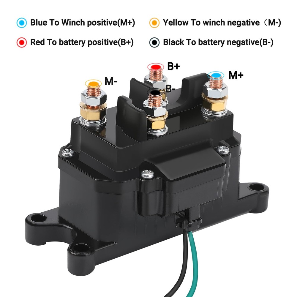 Winch Solenoid Relay Contactor 12V 250A