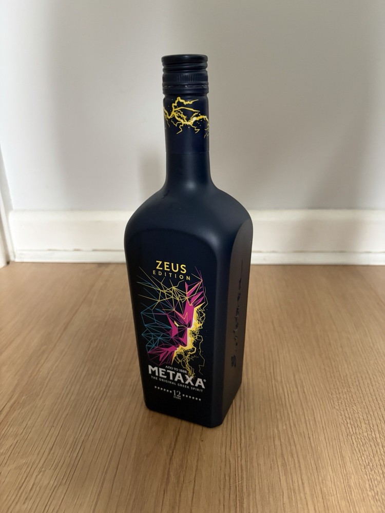 Metaxa 12 Star Zeus Special Edition Empty Bottle