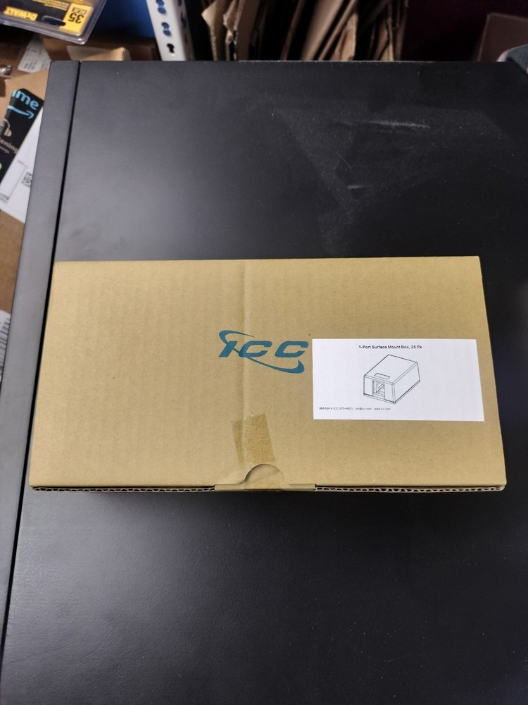 Icc IC107BC1WH Surface Mount Box