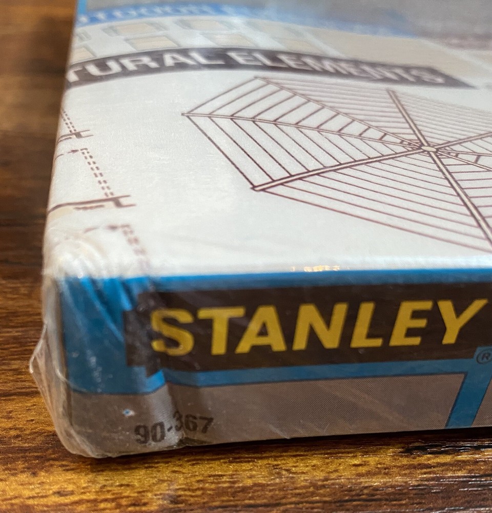 Stanley Project Planners Deck Designer (1988) NOS 1/4” Scale Grid, Manual Plus