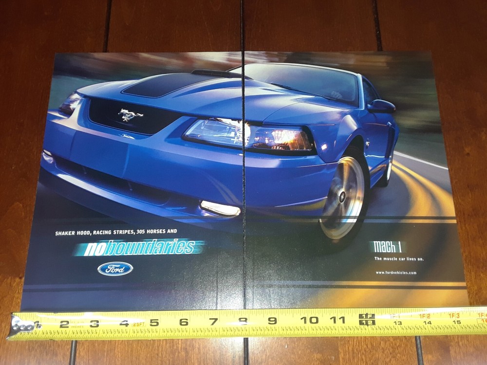 2003 MUSTANG MACH 1 ORIGINAL 2 PAGE AD