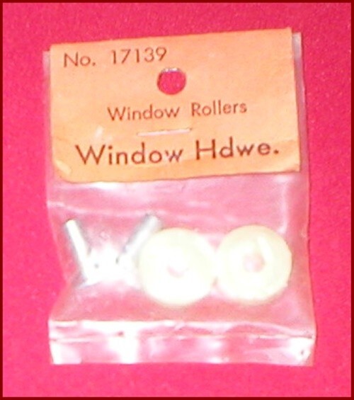 Vintage Slide-Co Replacement Part # 17139 Sliding Window Rollers NEW