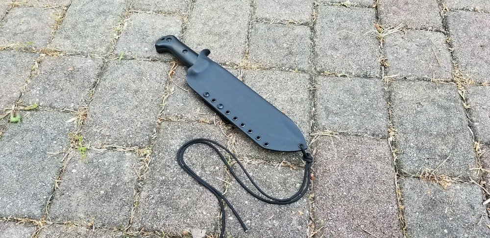 CUSTOM Kydex sheath for the BK9 with TEK-LOK 2.0
