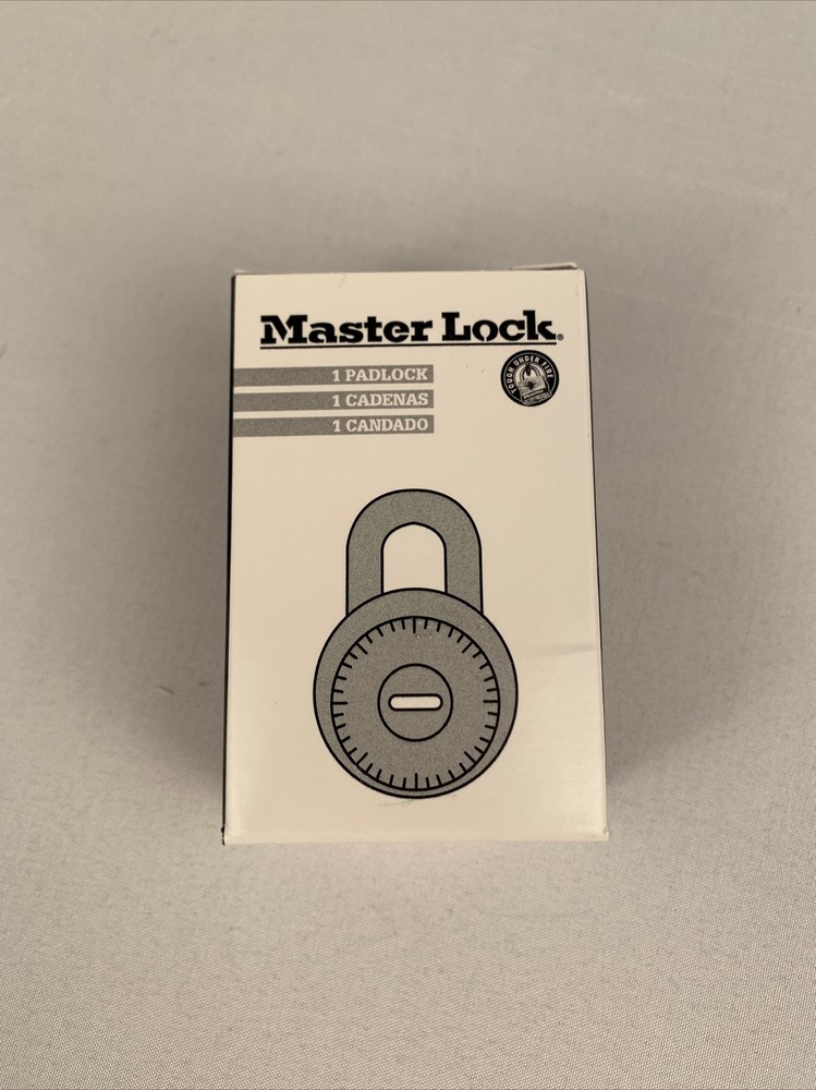 Master Lock Combination Padlock, 1D573