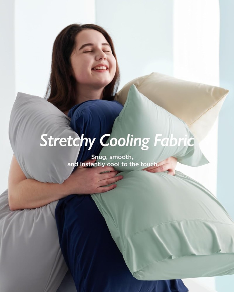Cooling Pillow Cases Standard/Queen Size - BlendTek™ Dry & Cool Technology