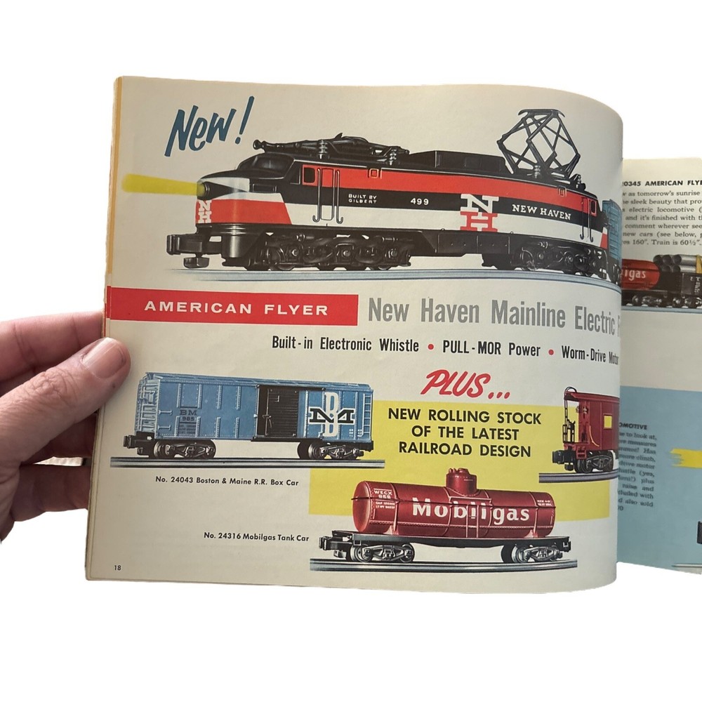 VINTAGE 1957 GILBERT AMERICAN FLYER TRAINS CATALOG