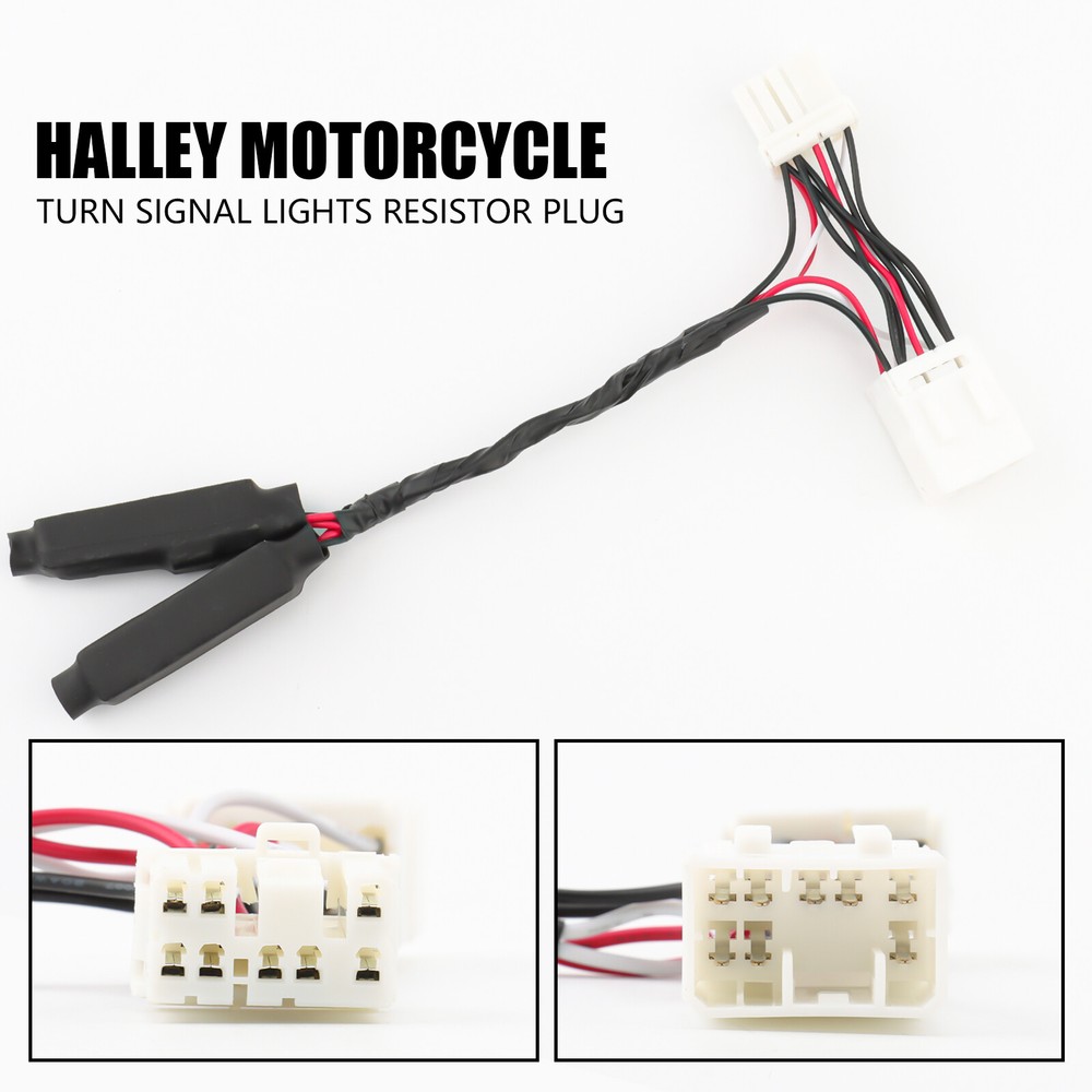 Equalizer LED Load Blinker Turn Signal Lights Resistor Plug Flasher For Harley
