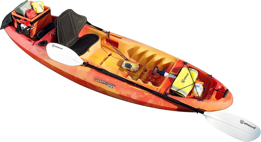Kayak Paddle Asymmetrical spoon-blades increase your stroke efficiency