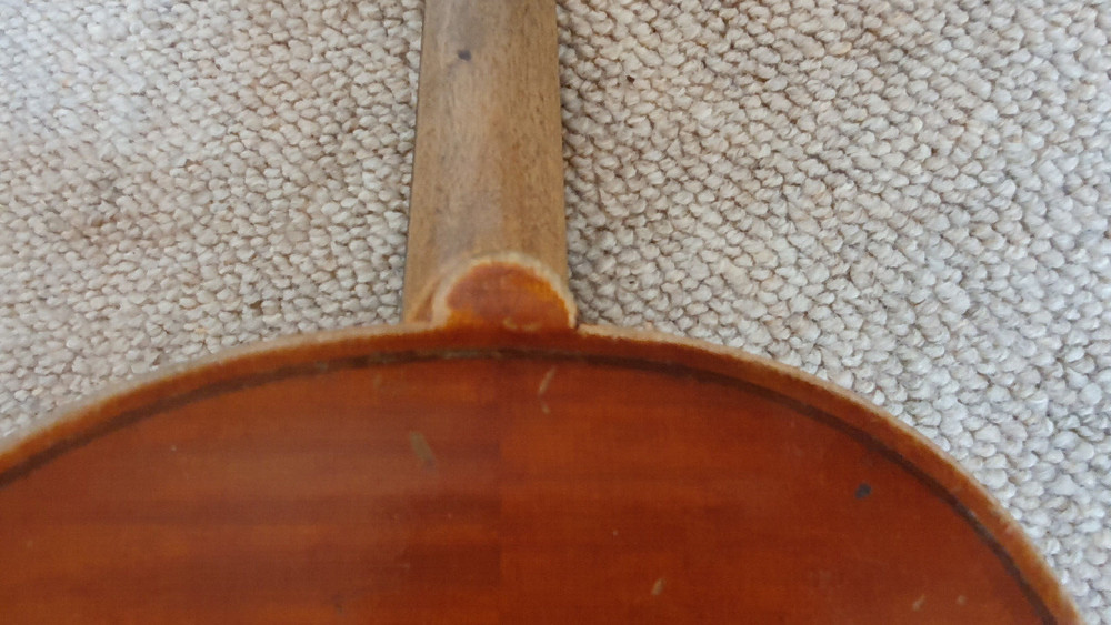 nicely flamed old 3/4 Violin violon