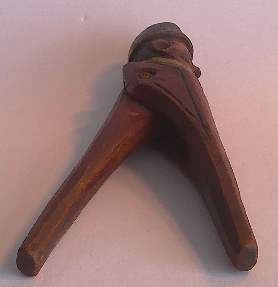 Wooden Hand Carved Nut Cracker