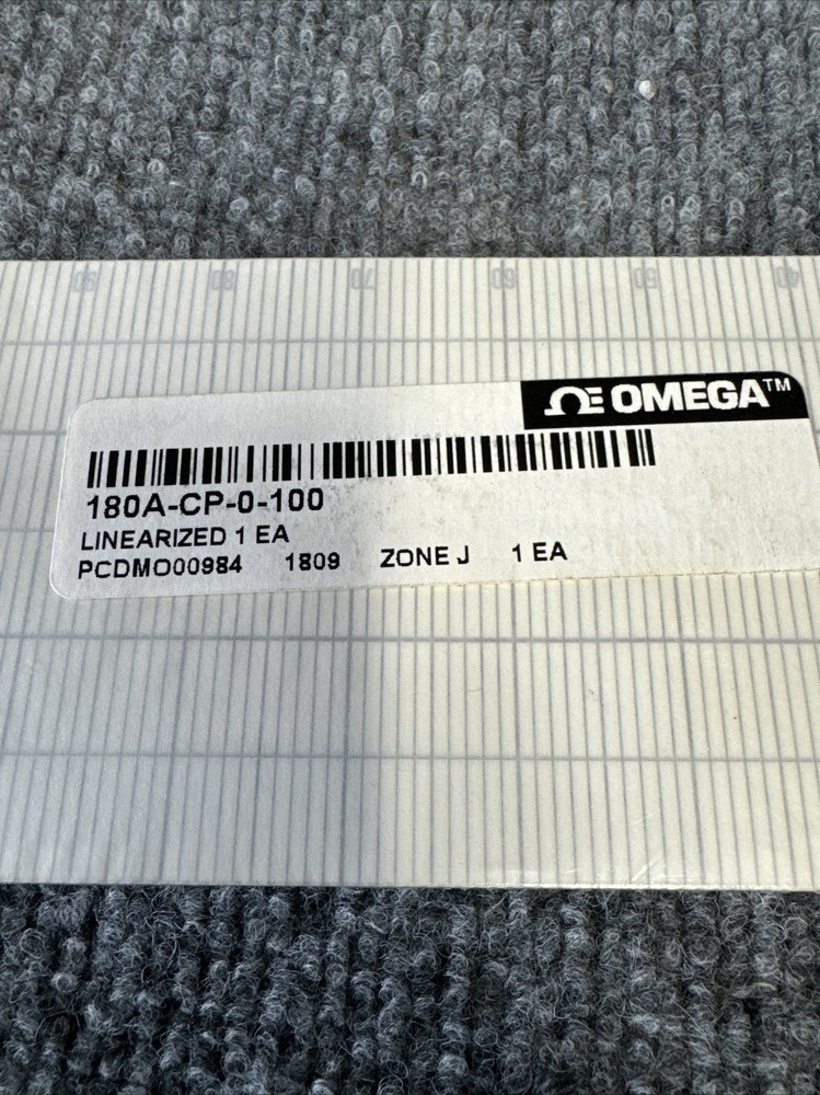 Omega 180A-CP-0-100 Linearized Chart Paper 1 PK=100 SHEETS New