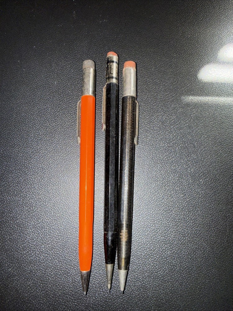 3 Vintage SCRIPTO Classic MECANICAL PENCILS