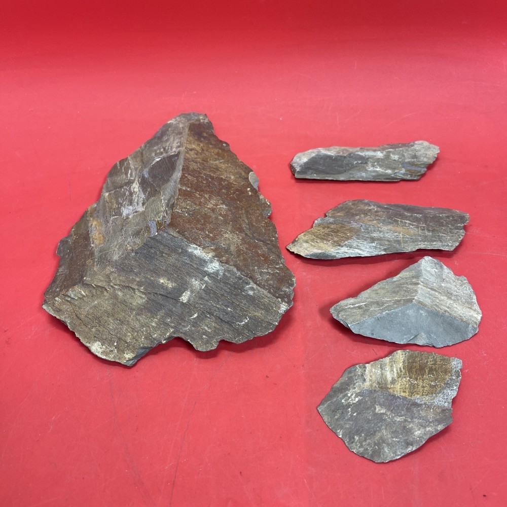 Natural Slate Rocks Stone Lot 5