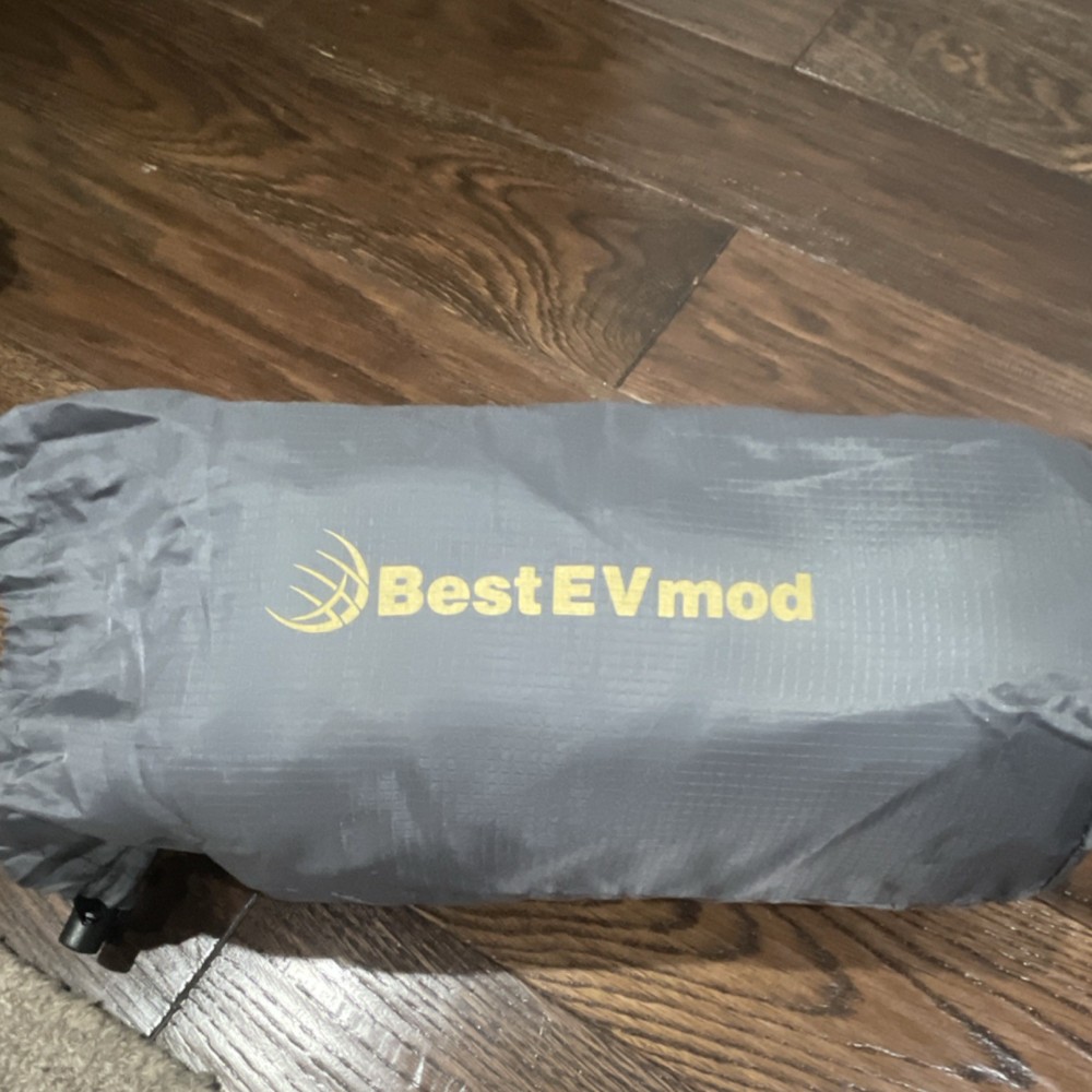 BestEVmod Gray Air Pad Single Camping Mattress with Stuff Sack