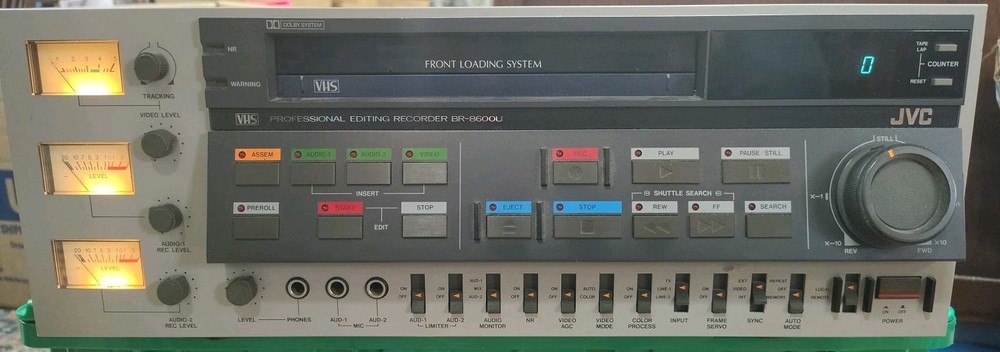 JVC VHS Professional Editing Recorder BR-8600U
