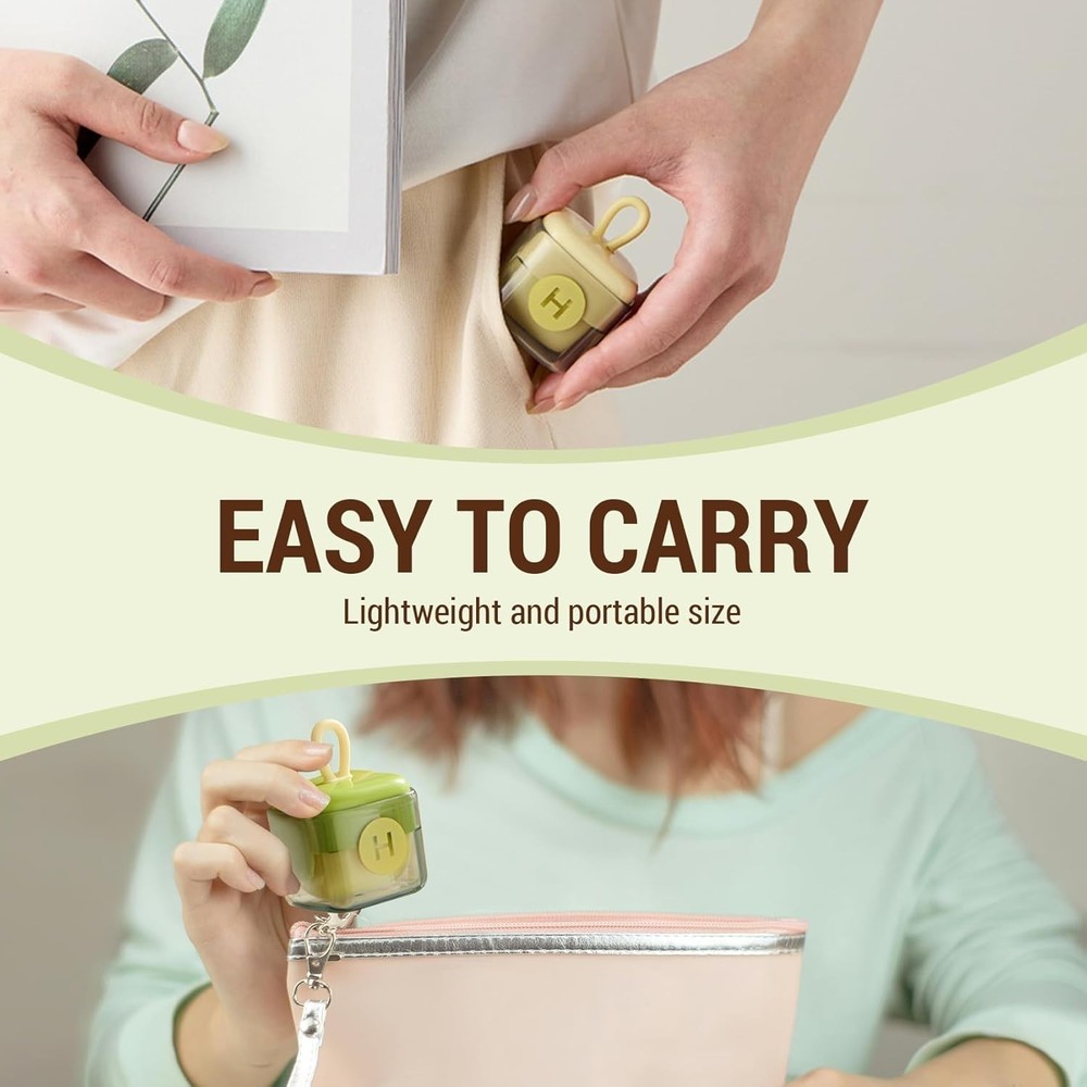 Mini Portable Lint Roller, Reusable Lint Rollers, Washable Sticky Roller for ...