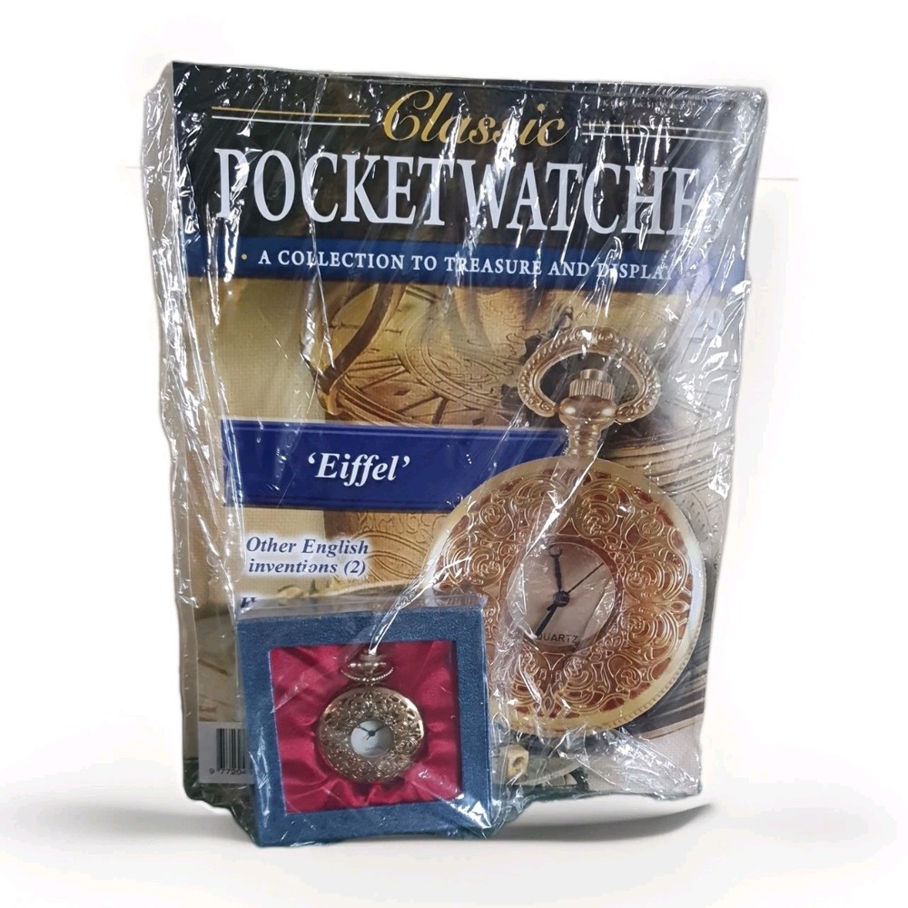 HATCHETTE CLASSIC POCKETWATCHES  ISSUE 29 "EIFFEL" SEALED UNOPENED  COLLECTABLE
