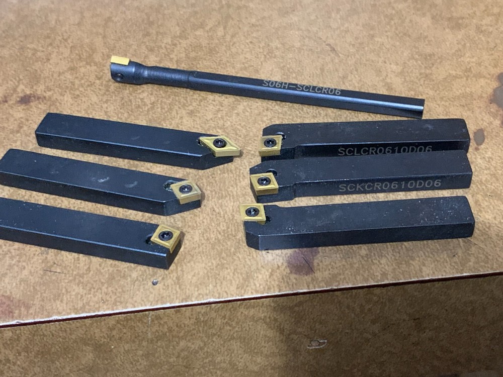 7 Carbide Bits New Condition Including Lined Case- Like New