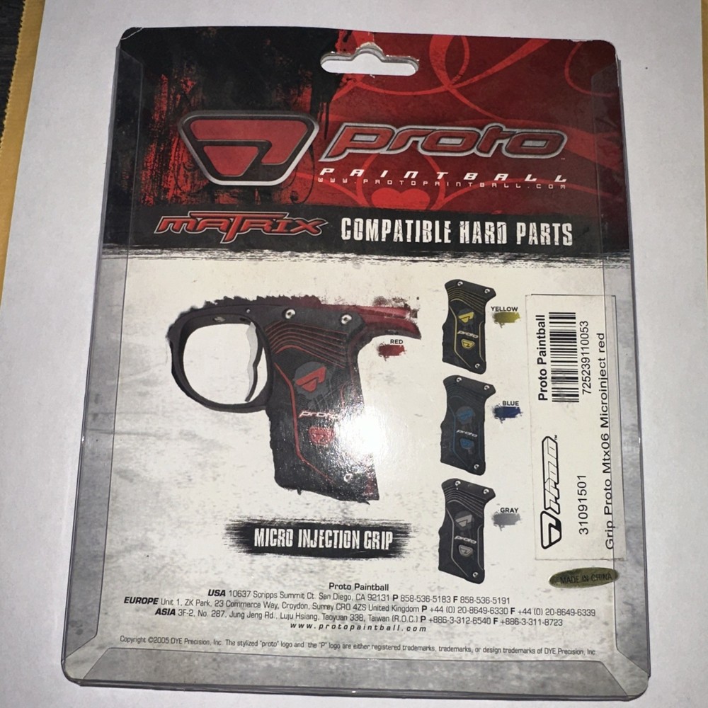 Dye/Proto Matrix 6 Grips Grey