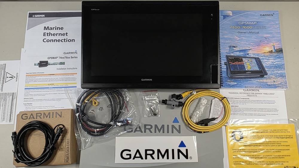 Garmin GPSMAP 7616 16" Marine Chartplotter GPS Fishfinder – Excellent Condition: