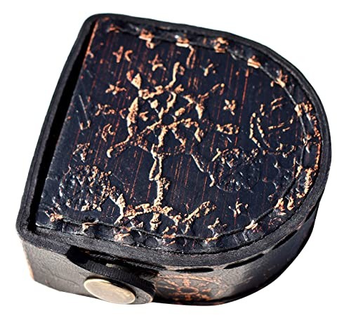 Solid Brass Thoreau's Go Confidently Quote Engraved Compass with Wooden Box,
