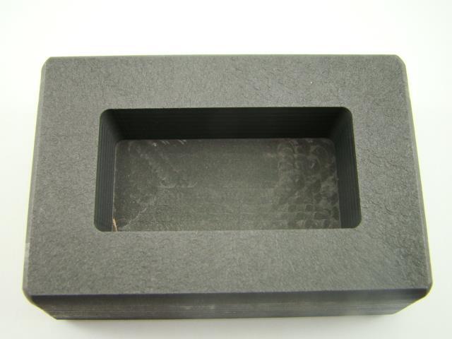 100 Gram Ag Silver Bar High Density Graphite Ingot Mold Loaf Rectangle