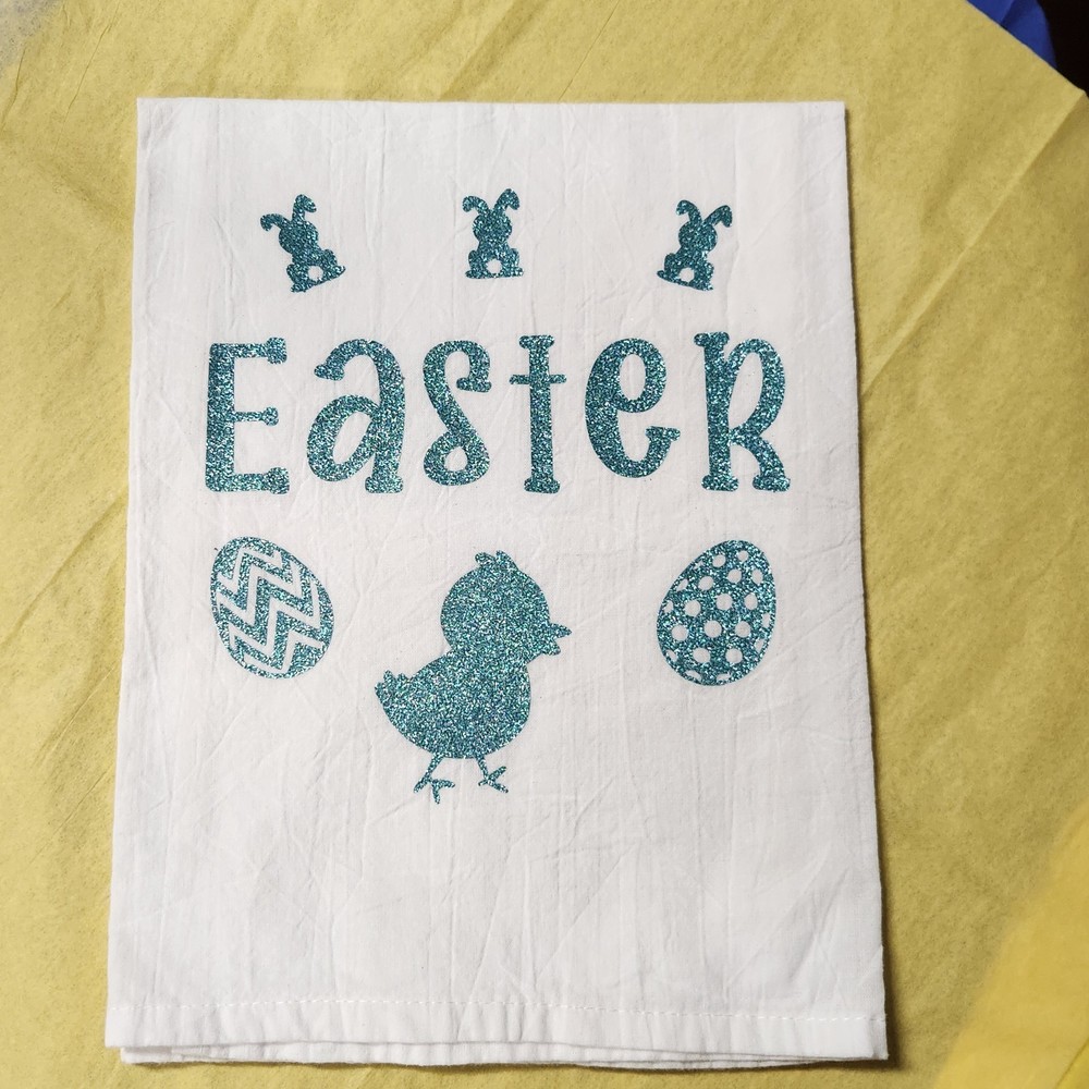 Easter Decorative Tea Towel 28 X 28