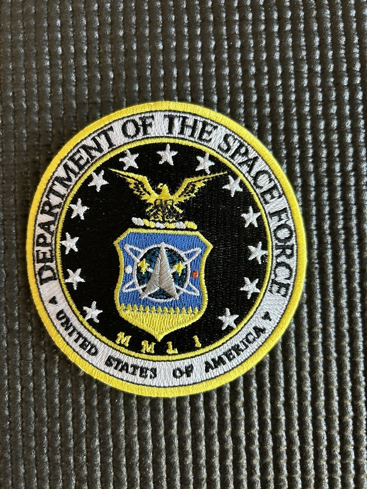 US SPACE FORCE PATCH - NASA SPACEX CAMPAIGN - 3.5”