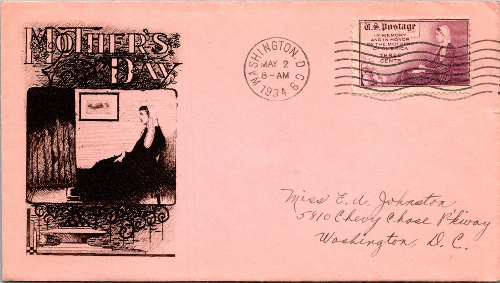FDC 1934 - SC #738 - Washington DC - F59388