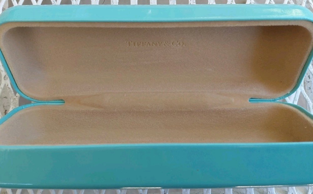 ​Tiffany & Co. Hard Shell Eyeglass Case Blue Robin Clamshell Replacement Case