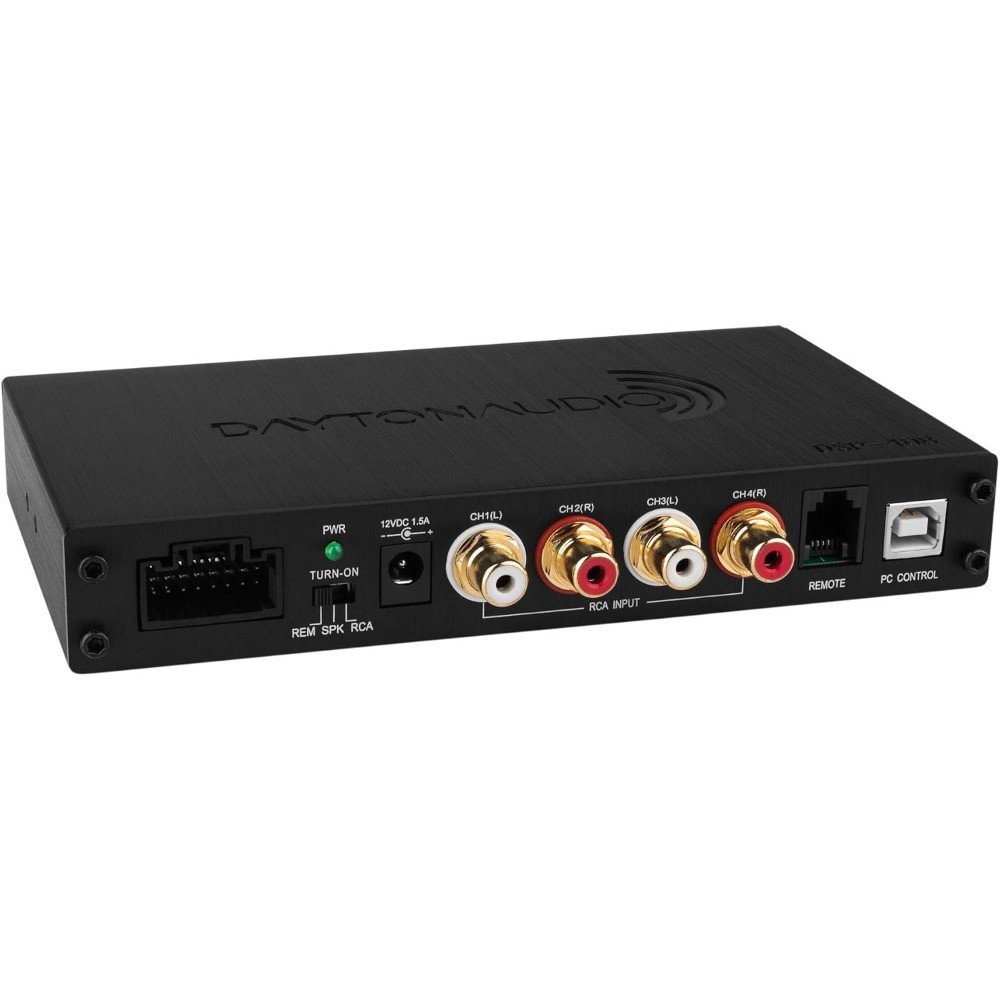 Dayton Audio DSP-408 4 Input 8 Output DSP Digital Signal Processor with Built