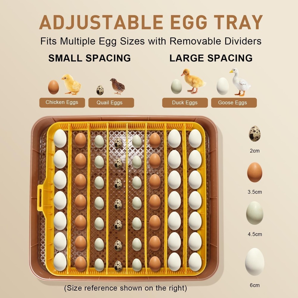Gen IV 56 Egg Fully Automatic Incubator, 2026 UpgradedDesign, Intelligen