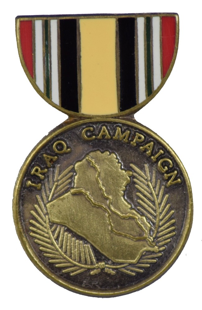 IRAQI CAMPAIGN HAT PIN