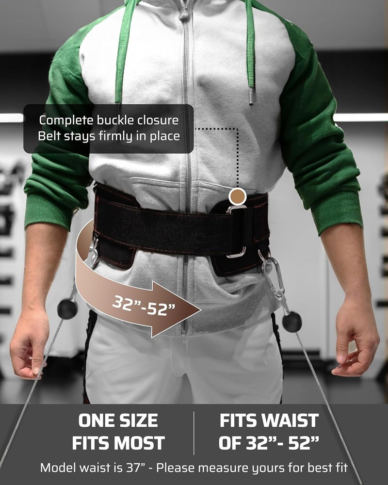 Multi-Attachment Belt Cable Machine & Smart Home Gym Squats & Hip Thrusts 5