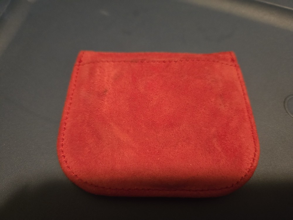 JUDITH LEIBER Gold Compact Mirror Comb Set Pink Case Vintage EUC