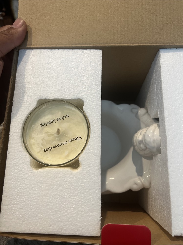 Williams Sonoma Santa Candle Holder