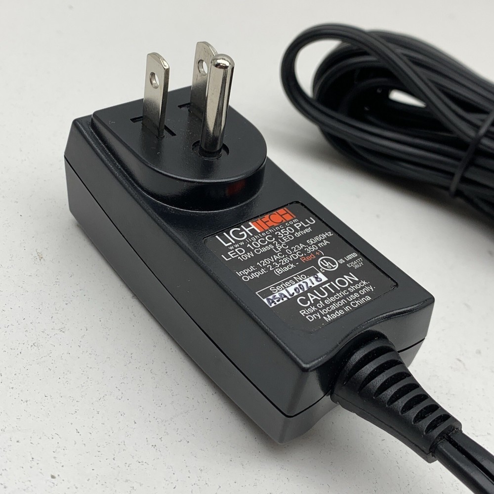 Lightech LED 10CC 350 PLU Plug-In Constant Current Driver 10W 350mA 2.3-28VDC