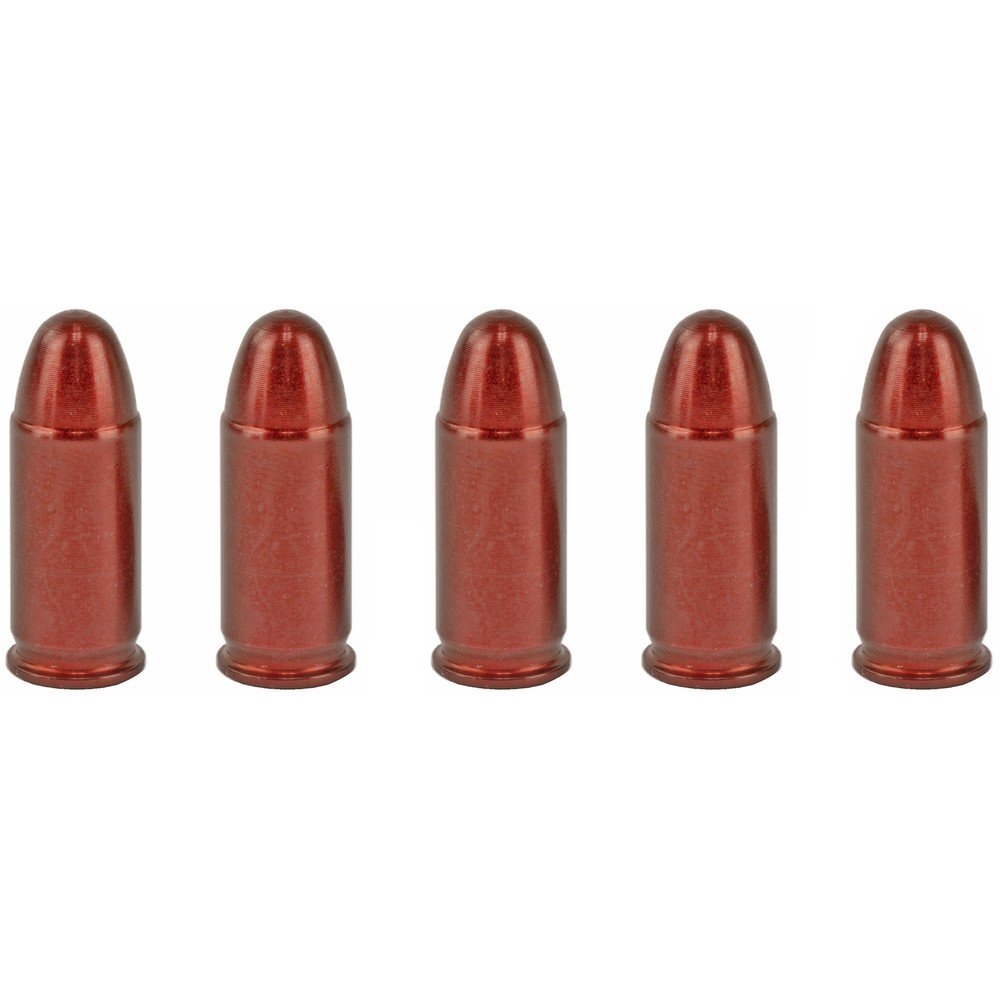 A-Zoom Snap Caps 32 ACP 5 Pack Red Aluminum for Function Testing and Training