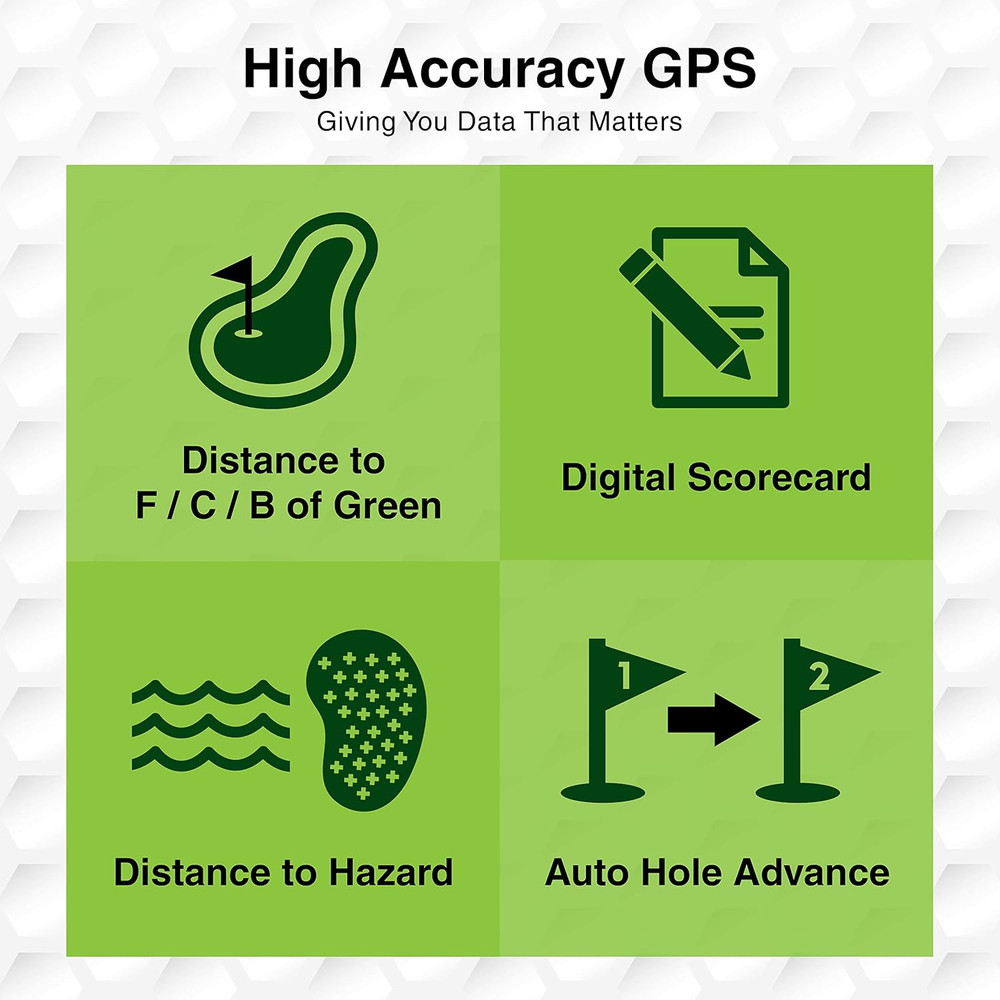 Preceding HG200 Handheld GPS Golf Device (Orange_Preceding)