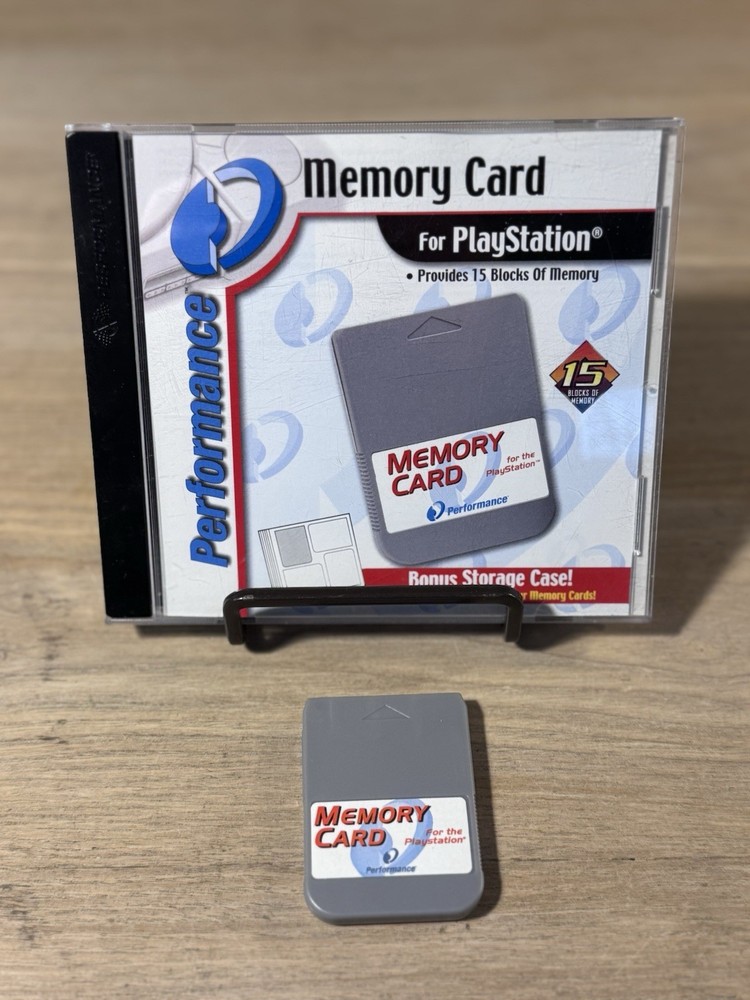 Playstation PS1 Memory Card by Performance / 15 Blocks / Tested / Read