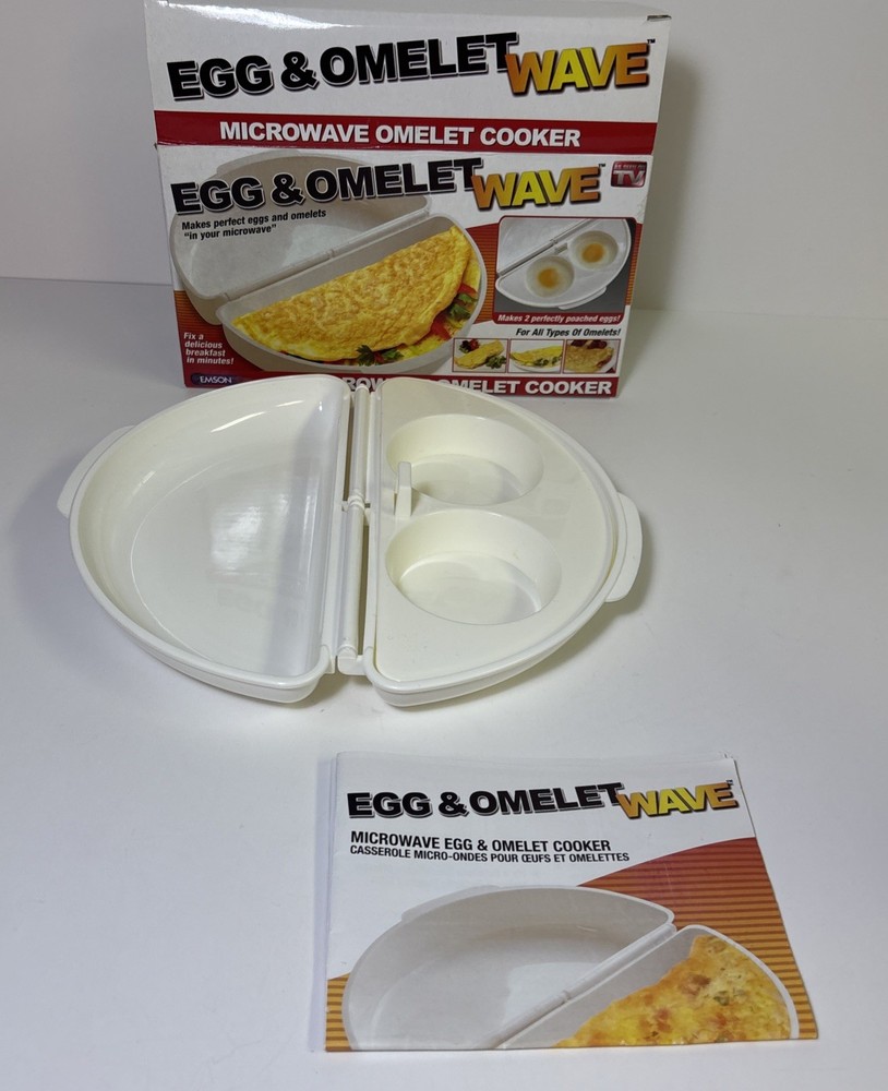 Emson Egg & Omelet Wave ~ Microwave Omelet Cooker (open box)
