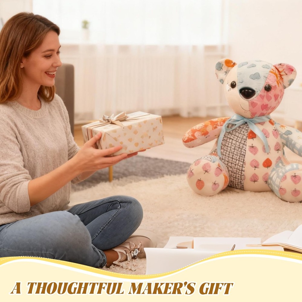 15IN Memory Bear Sewing Patterns Template Ruler Set with 15'' 11 Ste